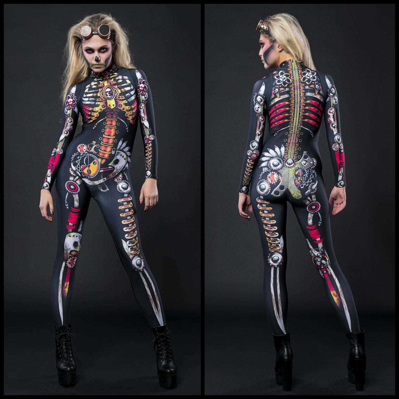 STEAMPUNK SKELETON Costume for Women