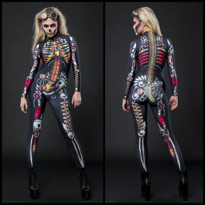 STEAMPUNK SKELETON Costume for Women
