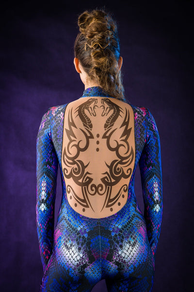 BLUE SNAKE Costume for Women