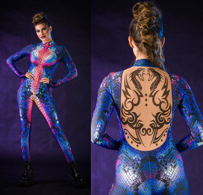BLUE SNAKE Costume for Women
