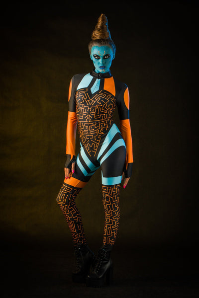 BLUE ALIEN Costume for Women