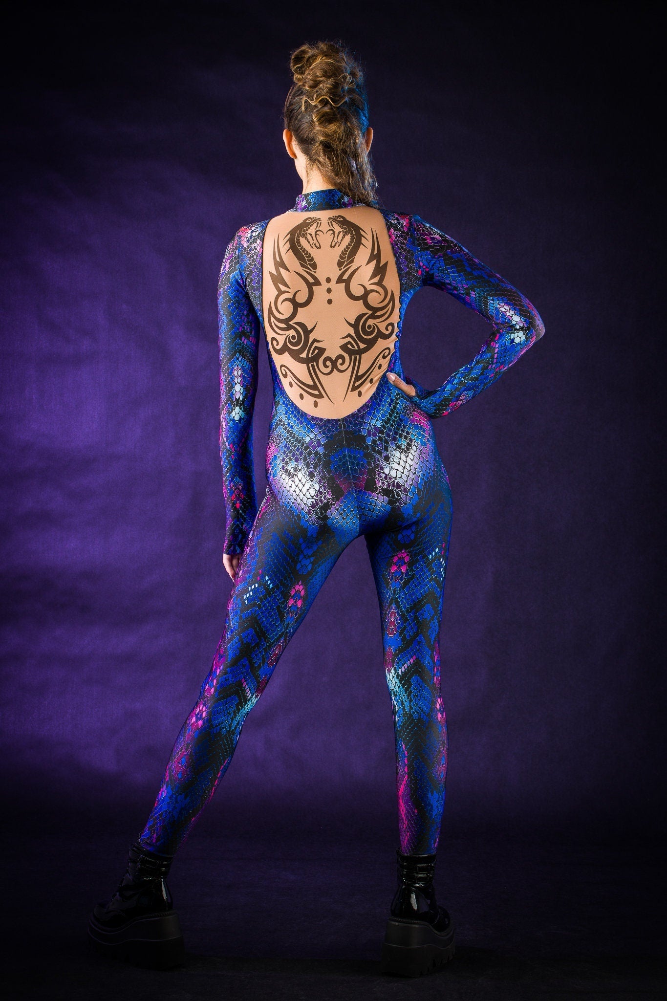 BLUE SNAKE Costume for Women