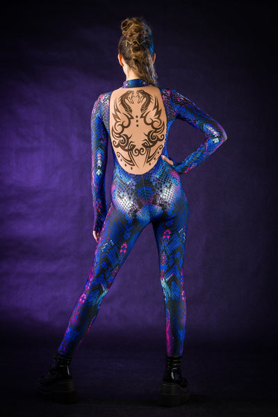 BLUE SNAKE Costume for Women