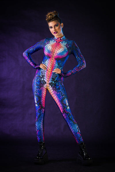 BLUE SNAKE Costume for Women
