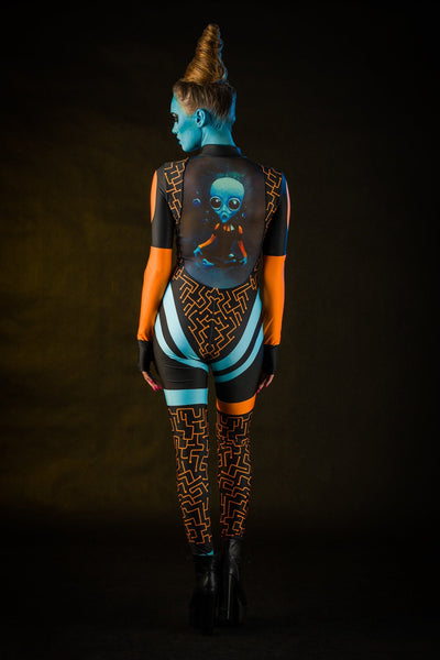 BLUE ALIEN Costume for Women
