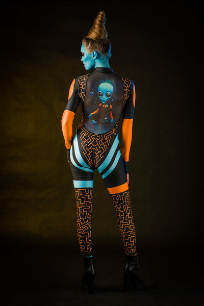 BLUE ALIEN Costume for Women