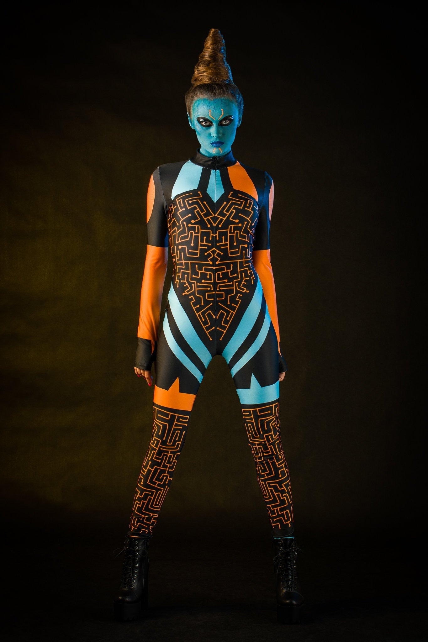 BLUE ALIEN Costume for Women