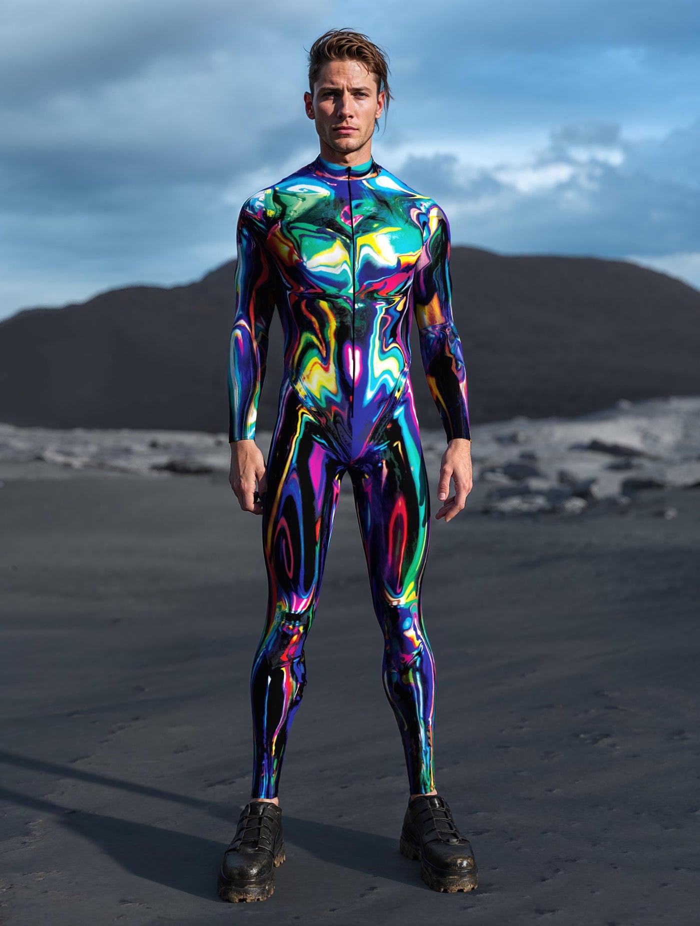 Chrome Delight Male Costume