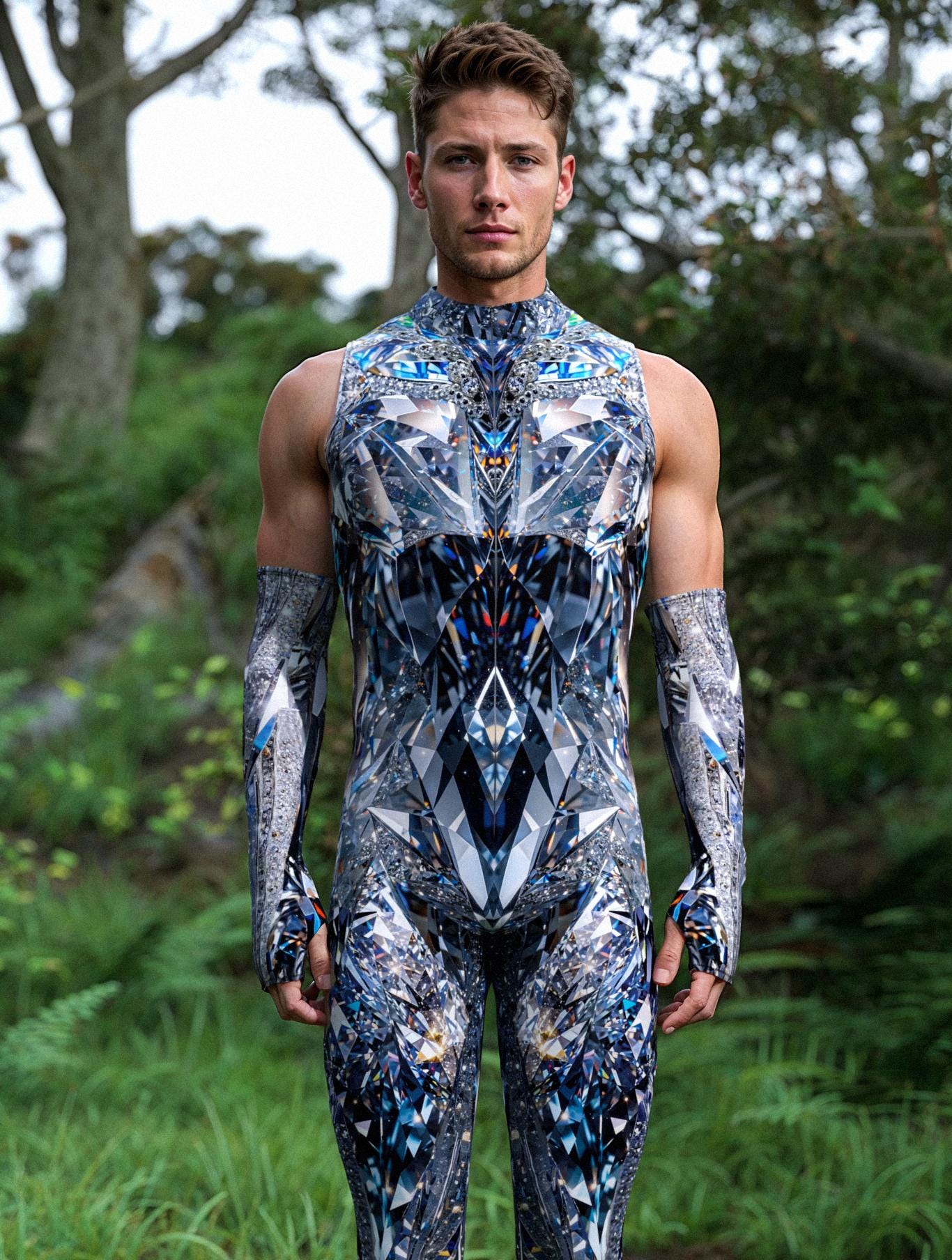 Under Pressure Male Sleeveless Costume