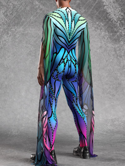 Azure Elemental Male Winged Costume