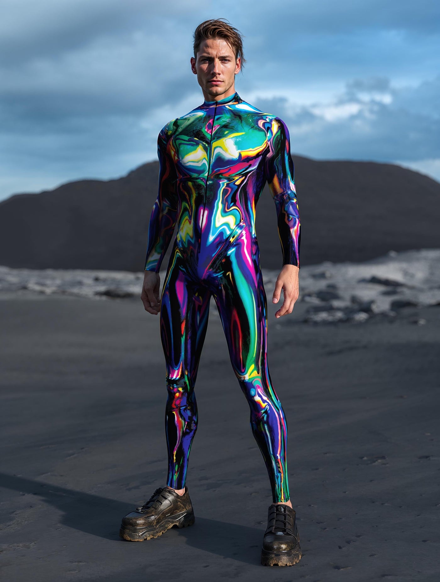 Chrome Delight Male Costume