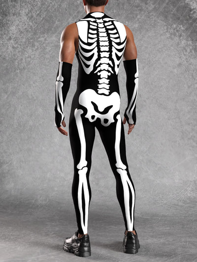 BnW Bossy Skeleton Male Sleeveless Costume