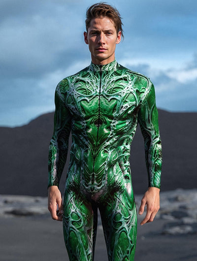 Nein Green Izrod Male Costume