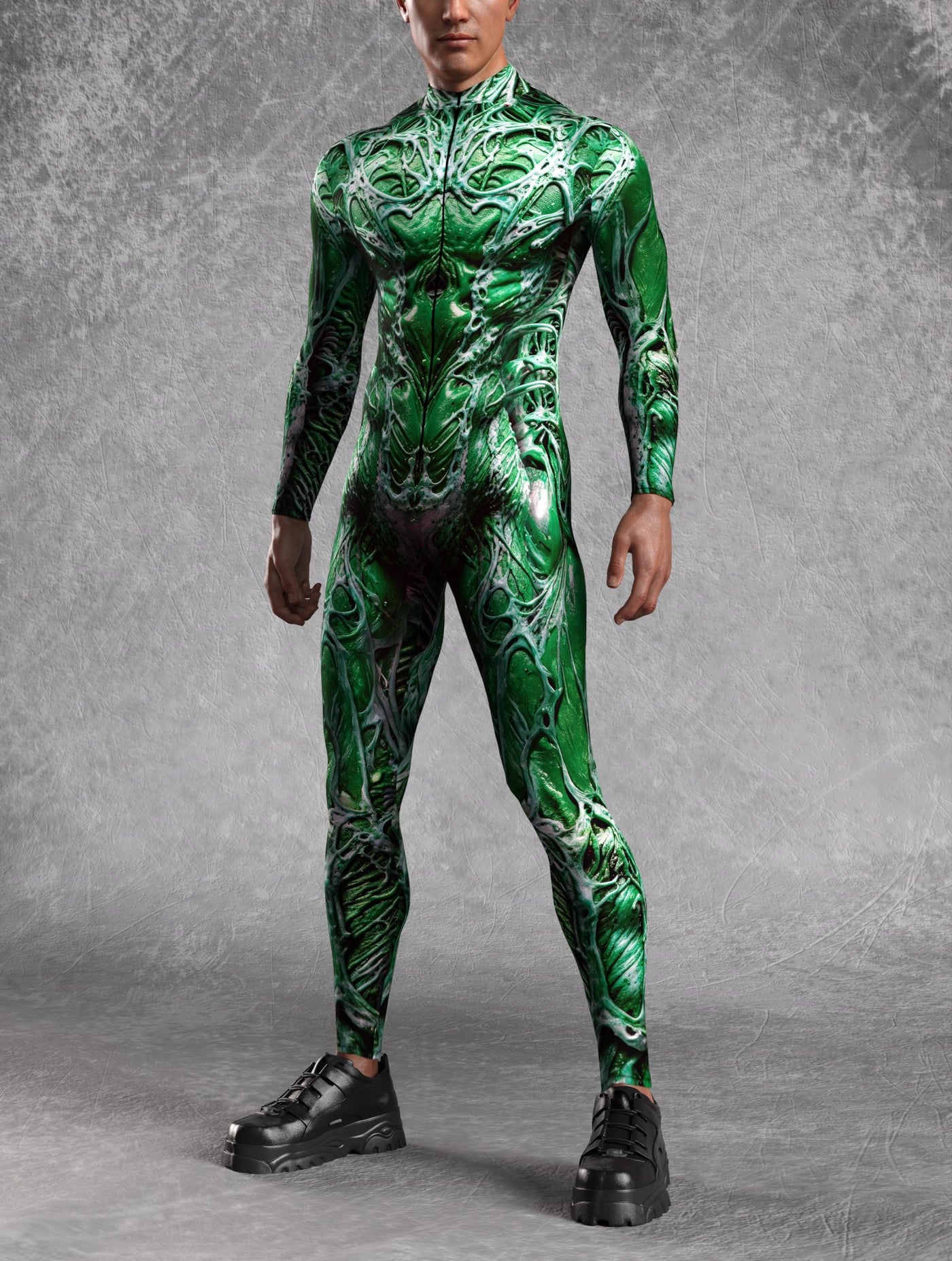 Nein Green Izrod Male Costume