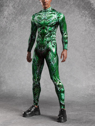 Nein Green Izrod Male Costume