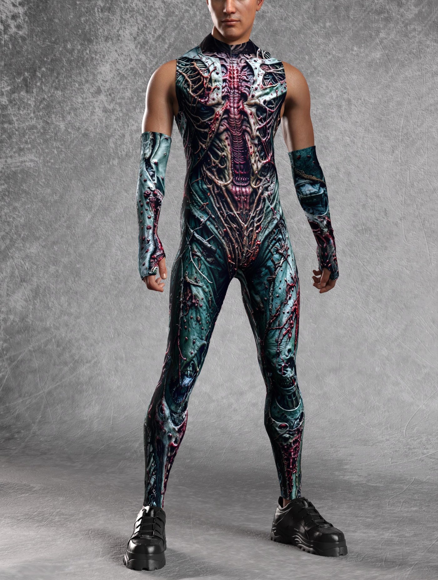 Reanimated Male Sleeveless Costume