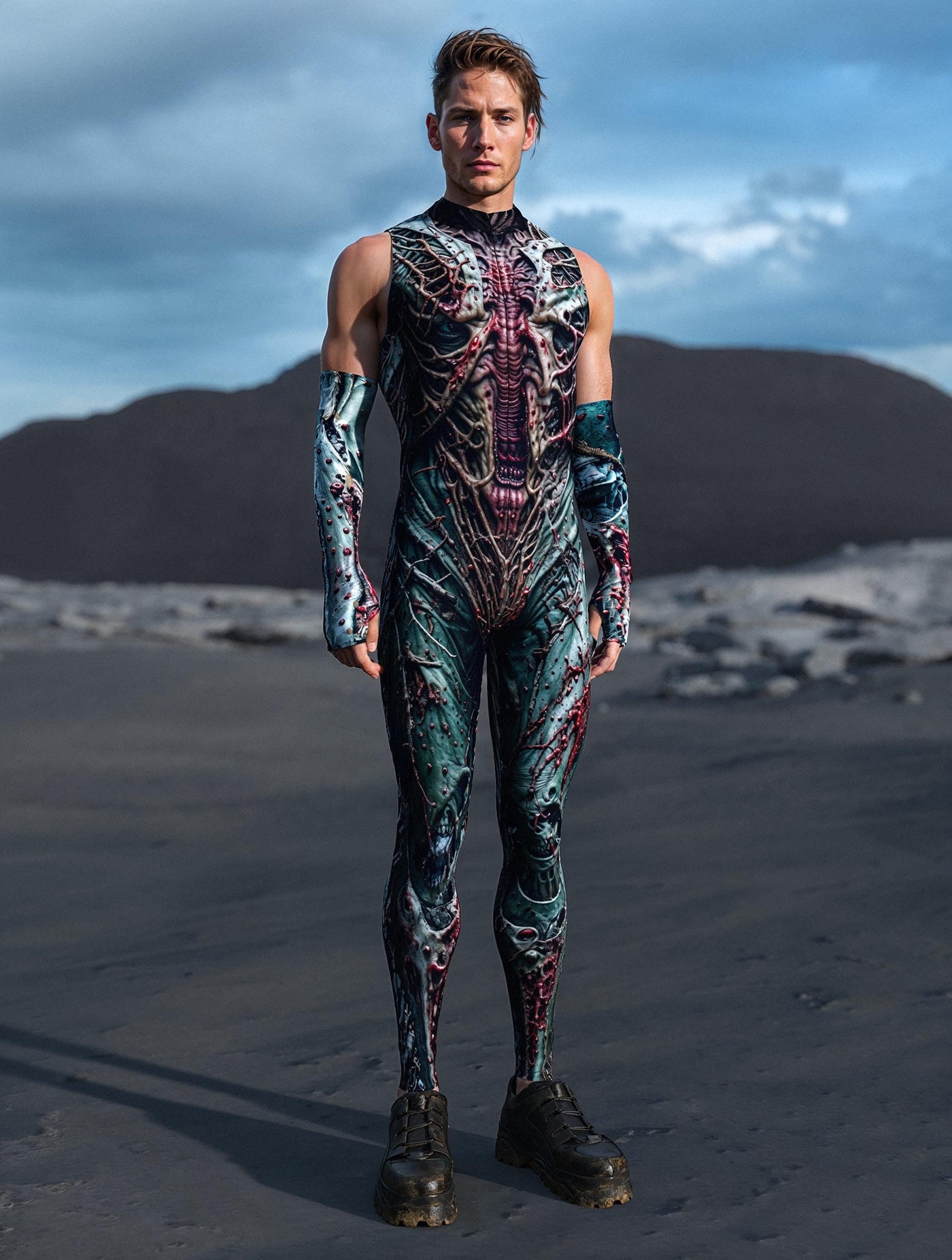 Reanimated Male Sleeveless Costume