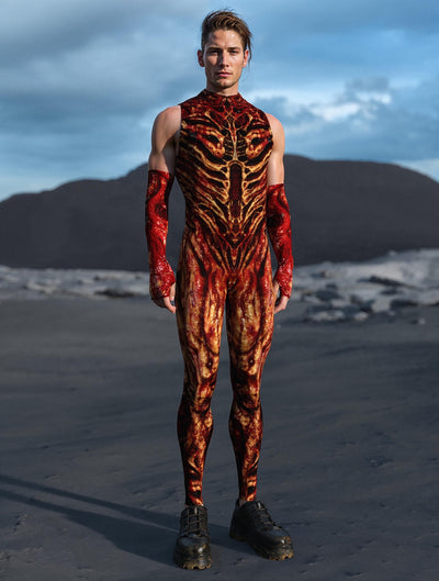 Blood Zombie Male Sleeveless Costume