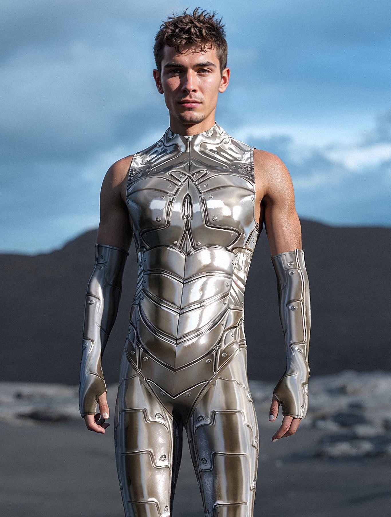 Azur Phantom Male Sleeveless Costume