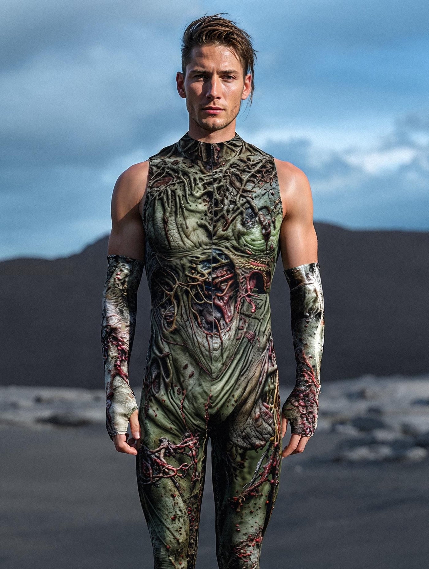 Back From The Dead Male Sleeveless Costume