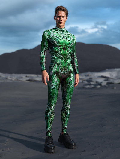 Nein Green Izrod Male Costume