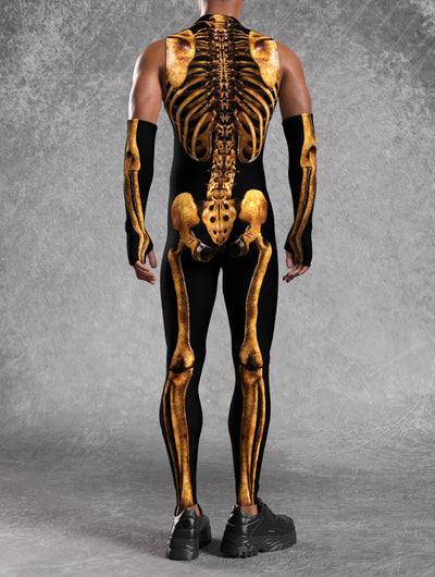 Dirty Candy Skeleton Male Sleeveless Costume