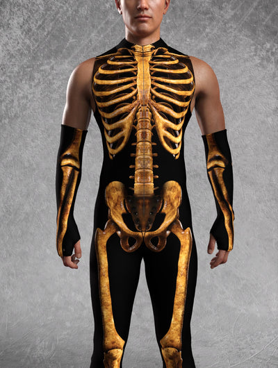 Dirty Candy Skeleton Male Sleeveless Costume