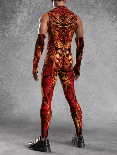 Blood Zombie Male Sleeveless Costume