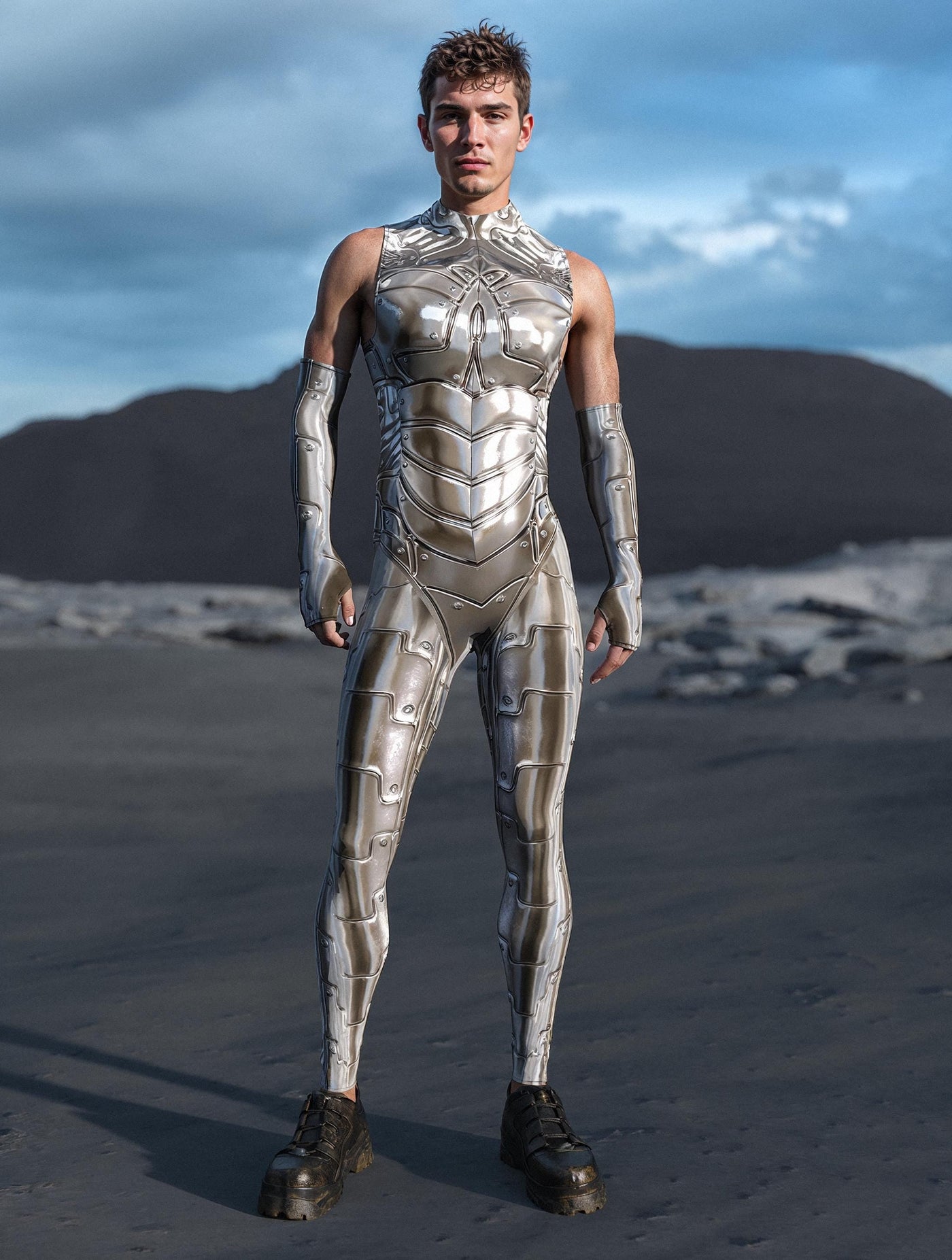 Azur Phantom Male Sleeveless Costume