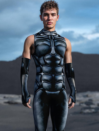 Desert Suit Male Sleeveless Costume