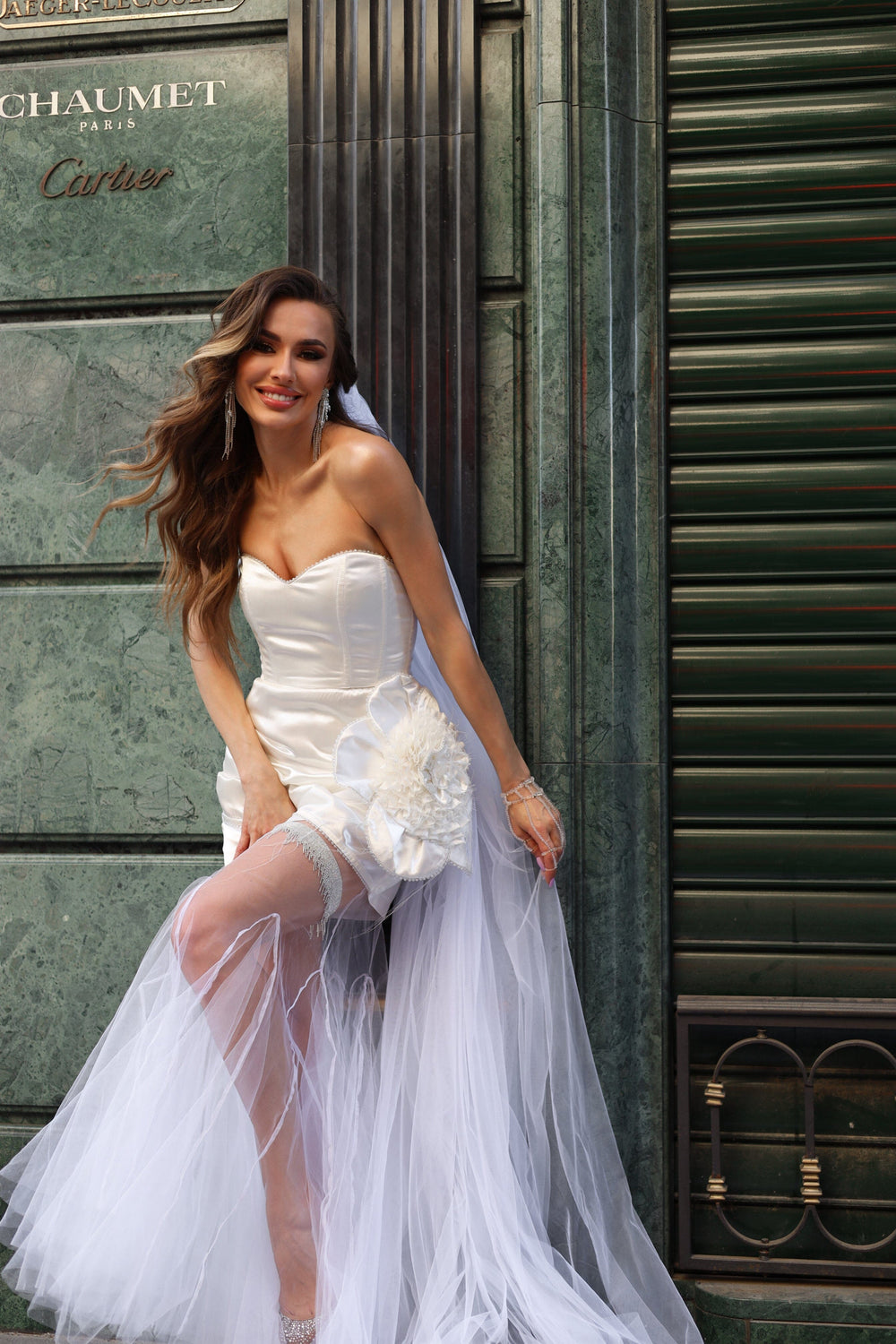 Ribbon Corset Dress - Celestia Couture