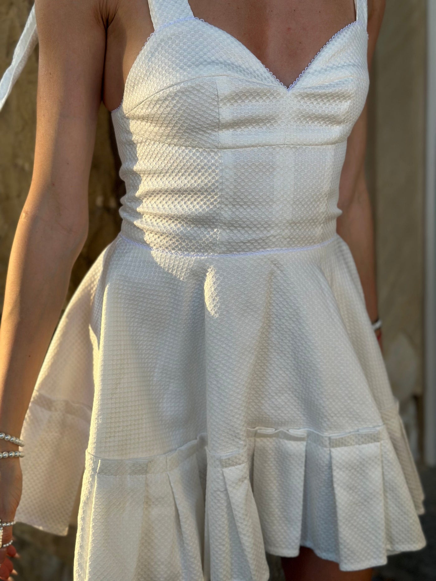 Voluminous mini dress