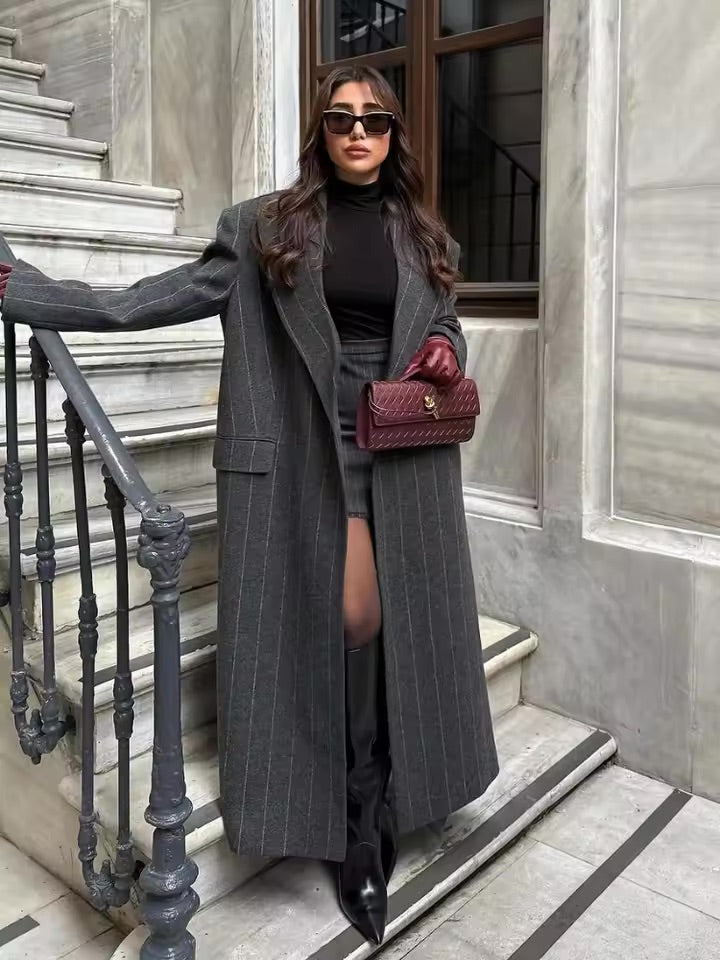 Maison Classic Wool Coat