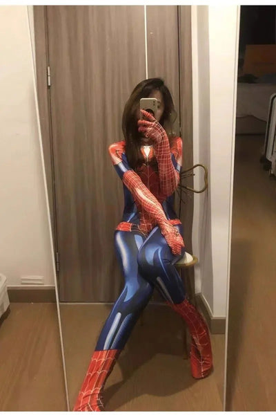 A Superhero Spider Women Costume