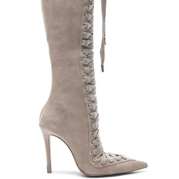 OCTAVIA Lace Stiletto Heels