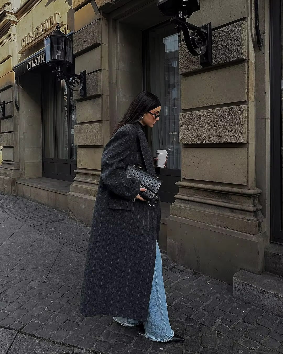 Maison Classic Wool Coat