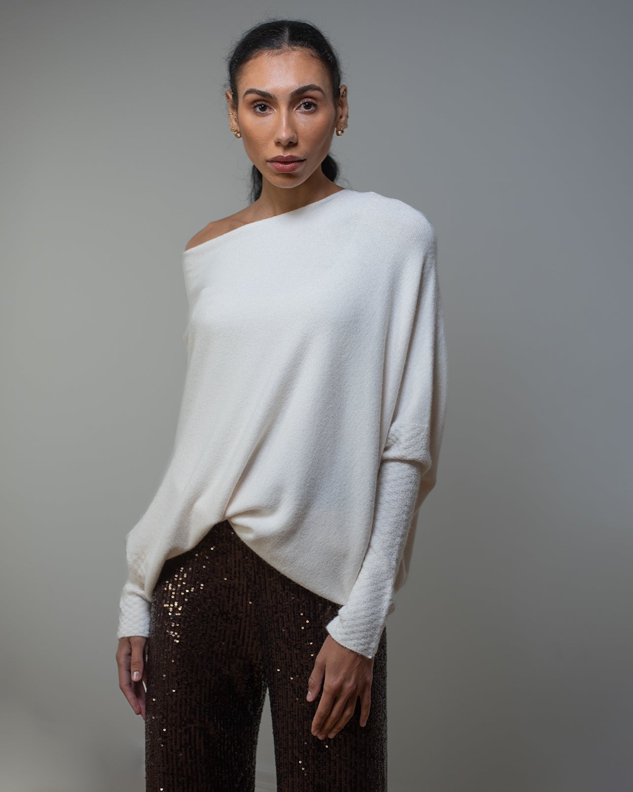 Asymmetric Draped | Ivory