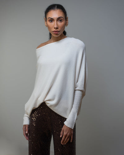 Asymmetric Draped | Ivory