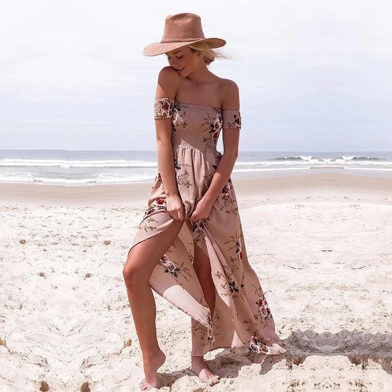 Floral Beach Summer Dress - Celestia Couture