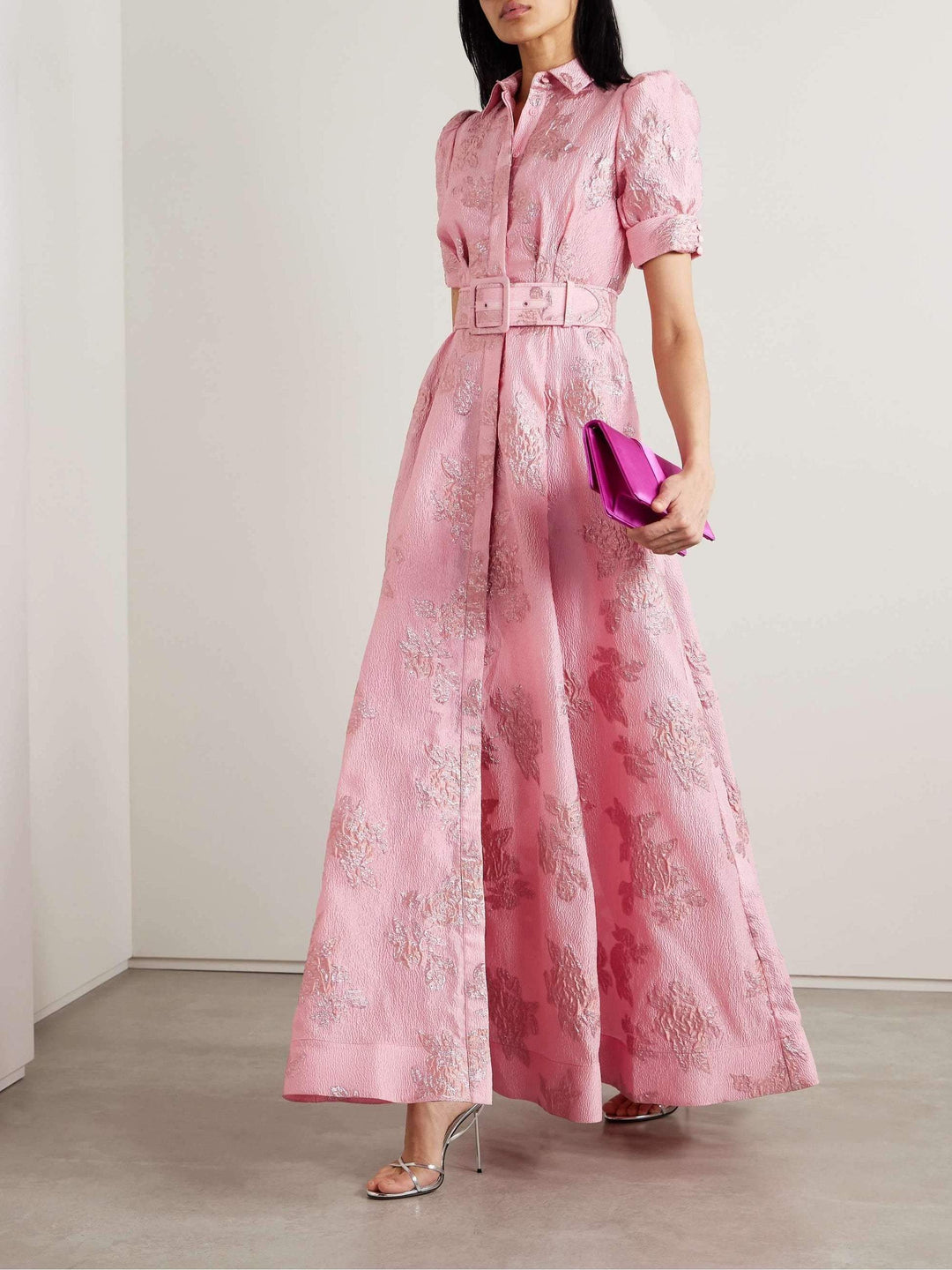 Anabella | Short Sleeves Puff Sleeves Dresses - Celestia Couture