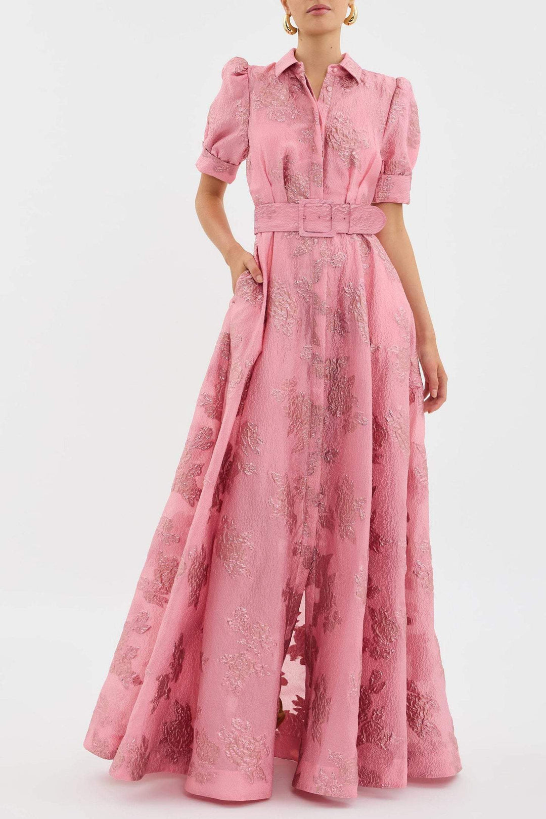 Anabella | Short Sleeves Puff Sleeves Dresses - Celestia Couture