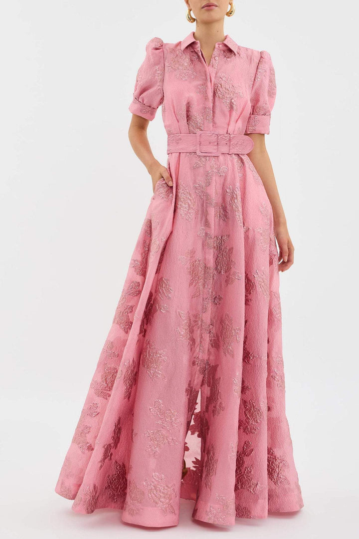 Anabella | Short Sleeves Puff Sleeves Dresses - Celestia Couture