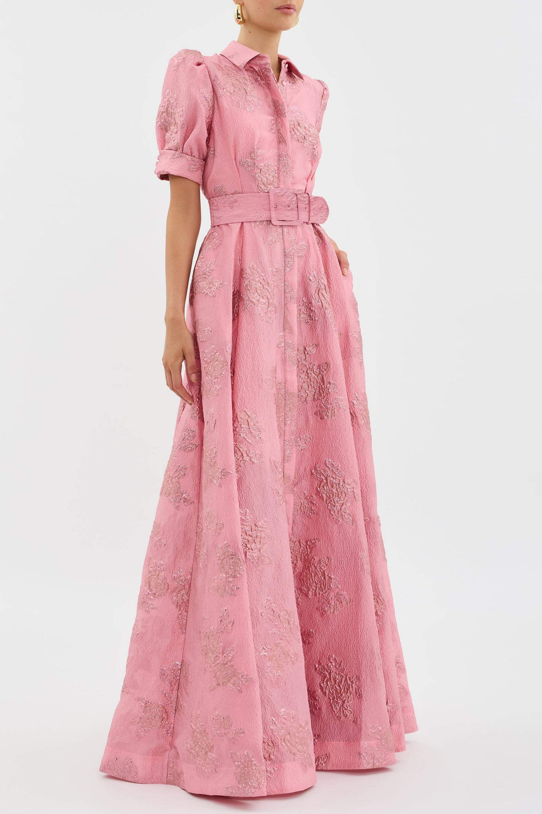 Anabella | Short Sleeves Puff Sleeves Dresses - Celestia Couture
