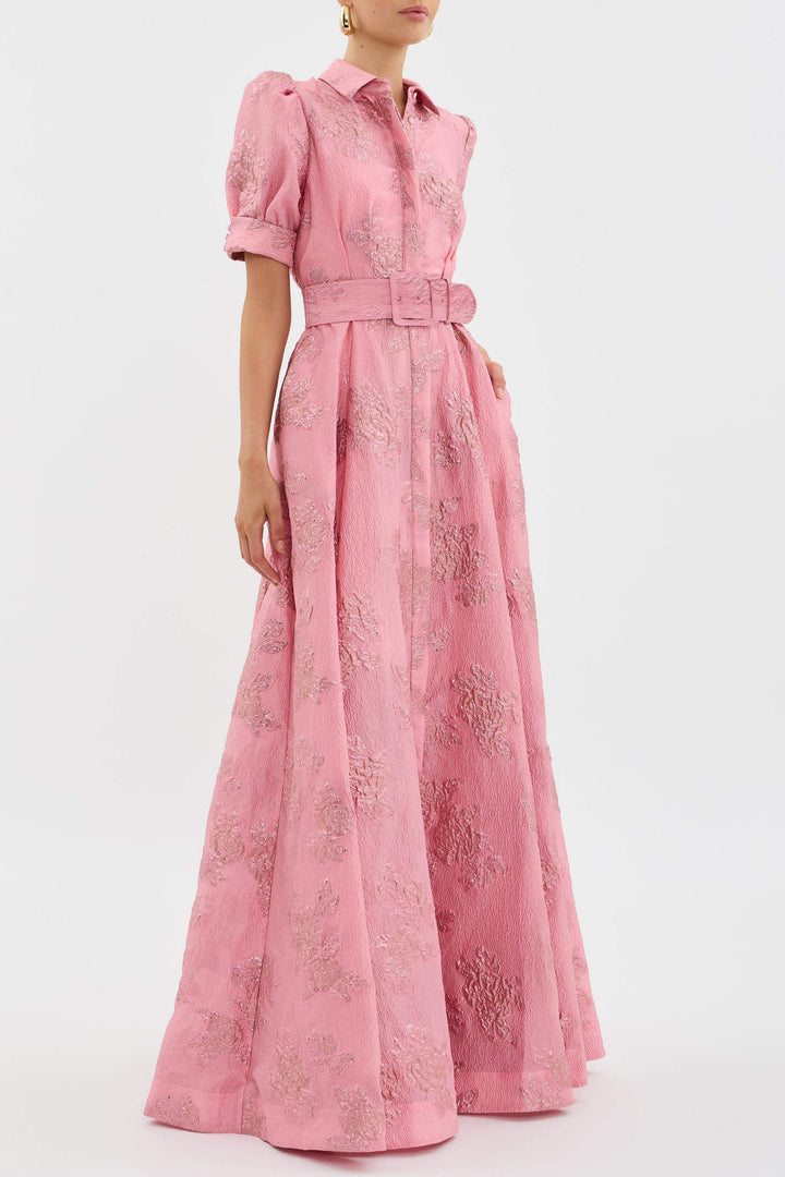 Anabella | Short Sleeves Puff Sleeves Dresses - Celestia Couture