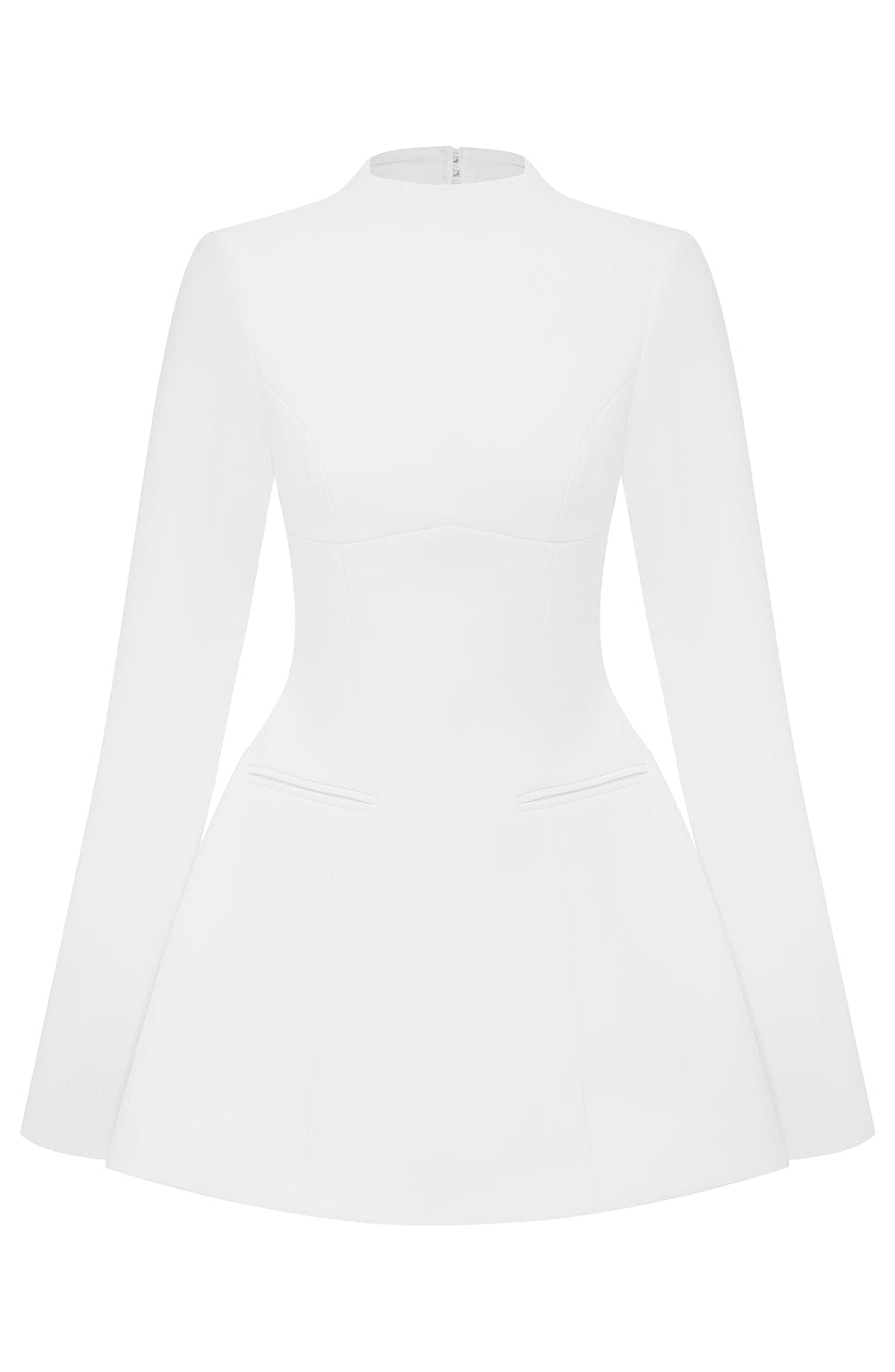 Kelly Mini Dress - Ivory - Celestia Couture