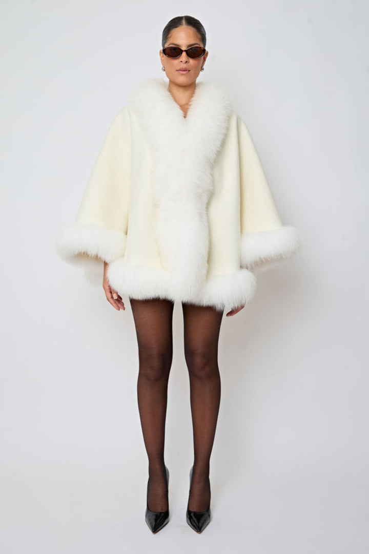 The Ivory Caroline Poncho