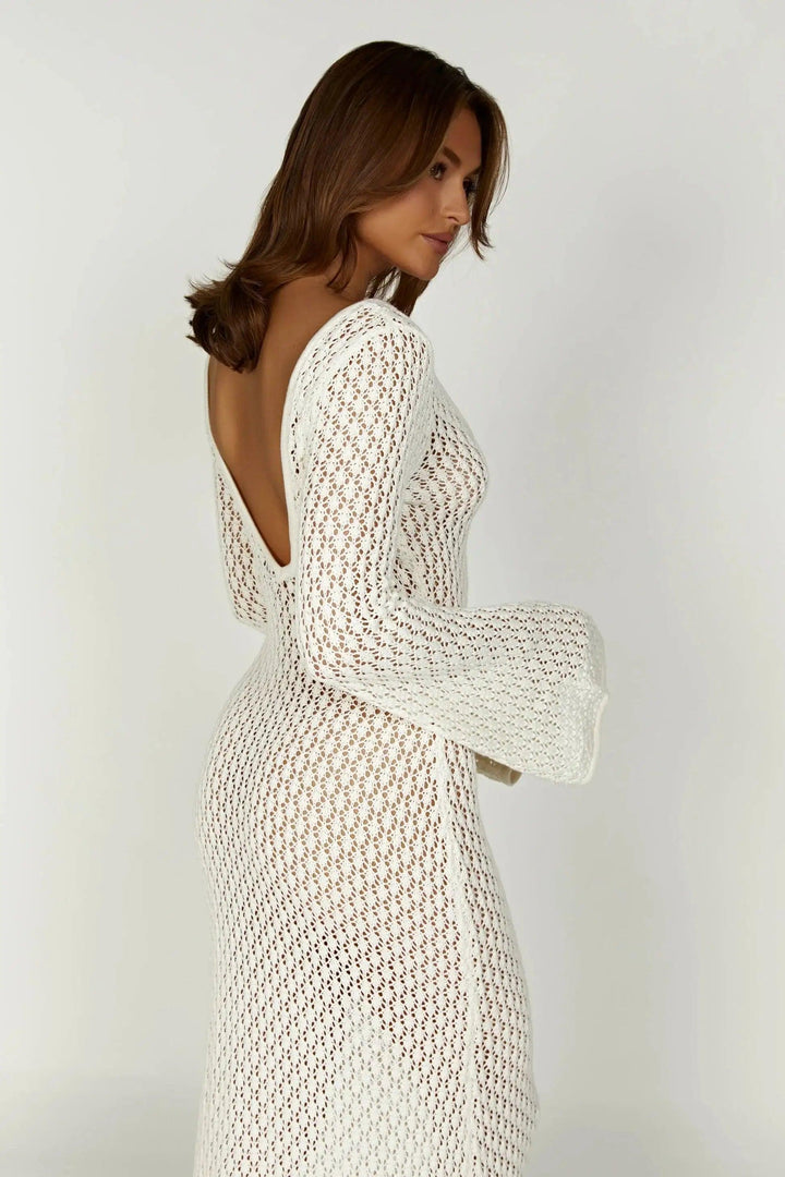 LUNA BEACH DRESS - Celestia Couture