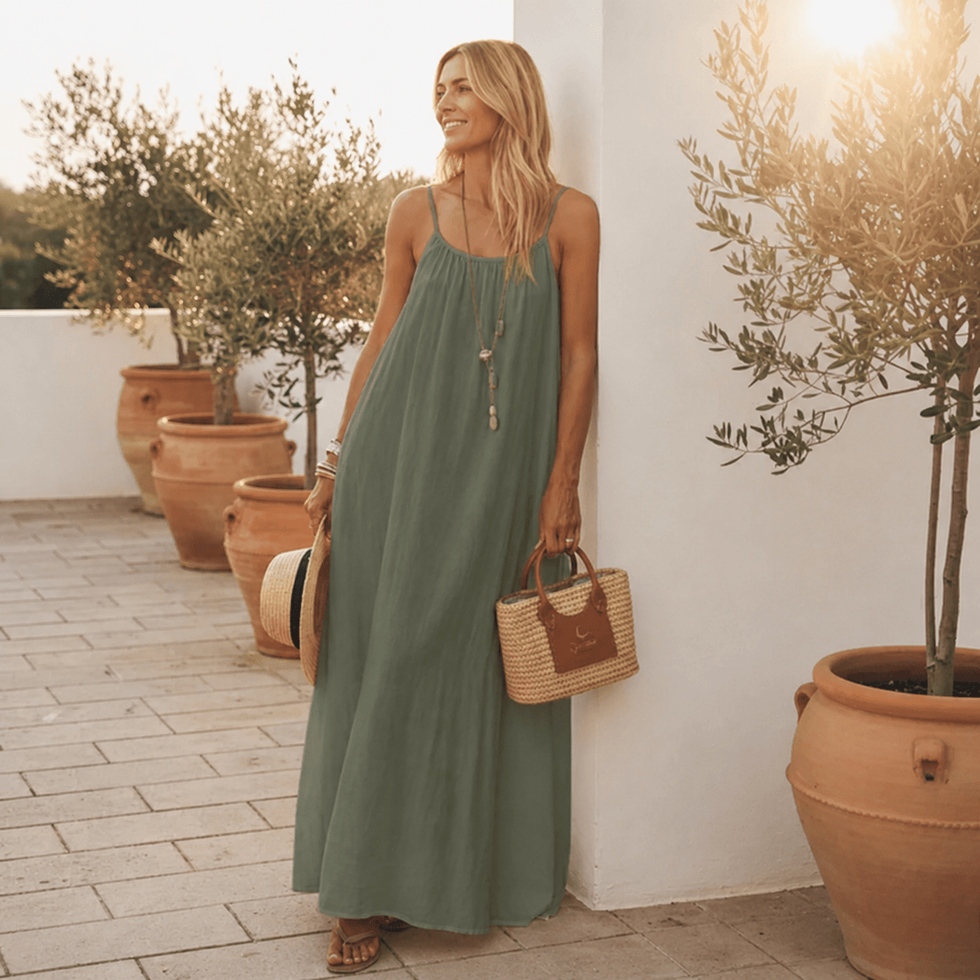 Celestia Backless Maxi Dress