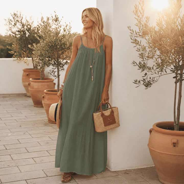 Celestia Backless Maxi Dress