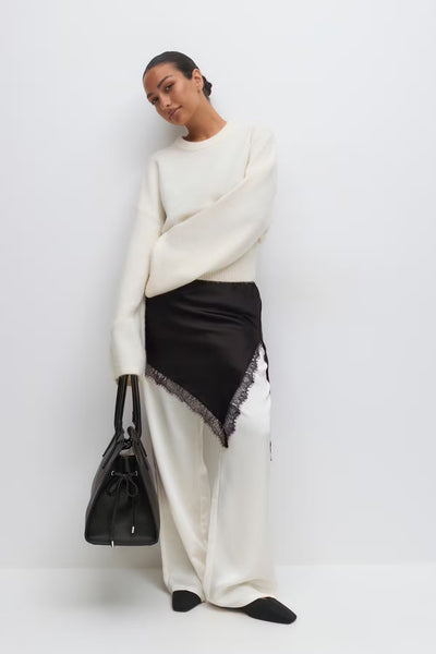 Sofie Satin Dress- Black